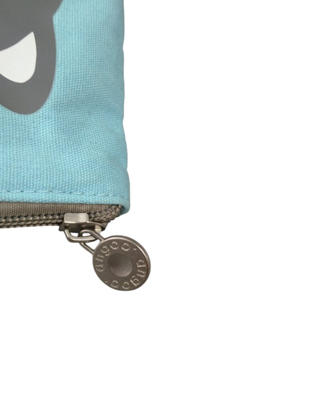 Angoo Expandable Cat Pencil Case Pouch Organizer Zip Up Blue/Gray School - Picture 3 of 6